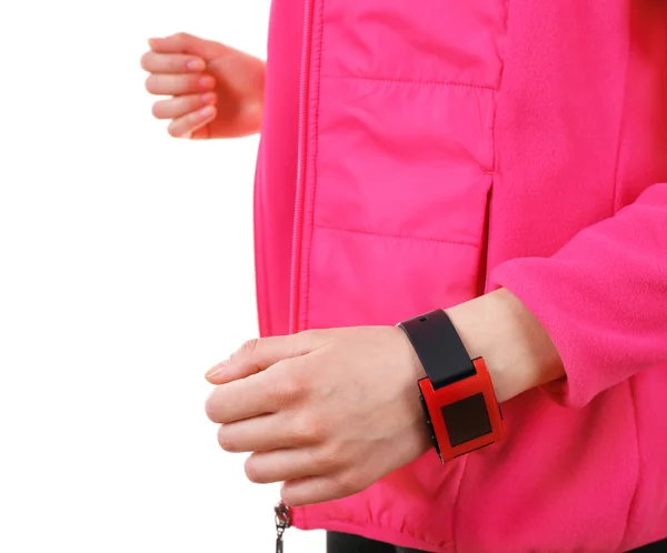 Red sport watch — Stock Photo, Image