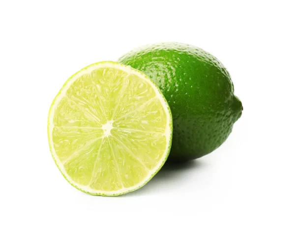 Fresh limes isolated — Stock Photo, Image