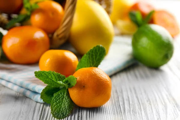 Different citrus fruits — Stock Photo, Image