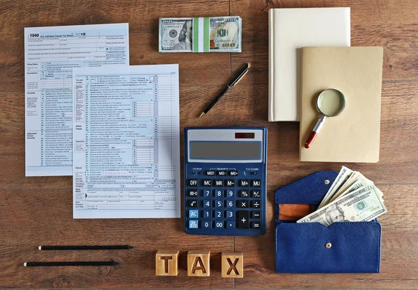 Individual income tax return — Stock Photo, Image