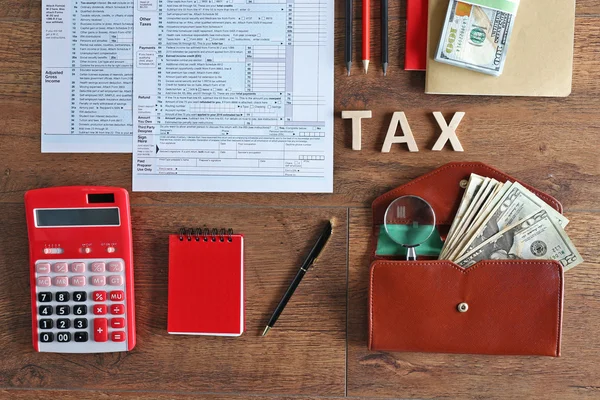 Individual income tax return — Stock Photo, Image