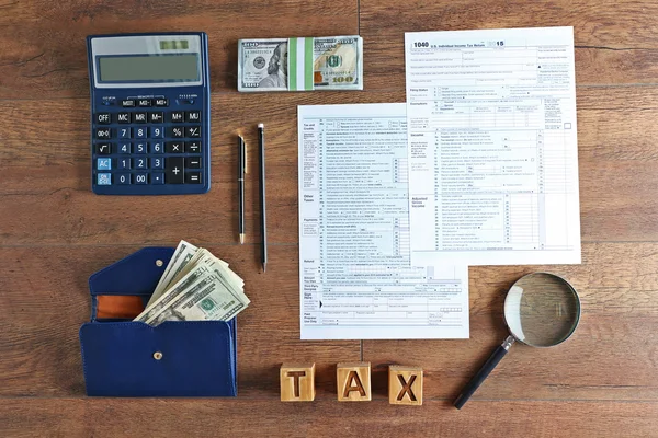 Declaración individual del impuesto sobre la renta —  Fotos de Stock