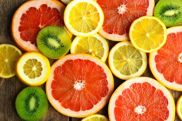 Fresh sliced citrus — Stock Photo, Image