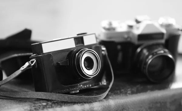 오래 된 레트로 카메라 — 스톡 사진