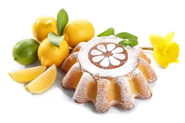 Heerlijke citrus taart — Stockfoto