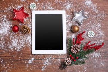 Tablet ve Noel dekor