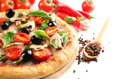 sebzeler lezzetli pizza 