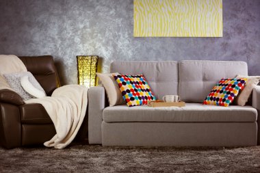 Tasarım iç kanepe ile