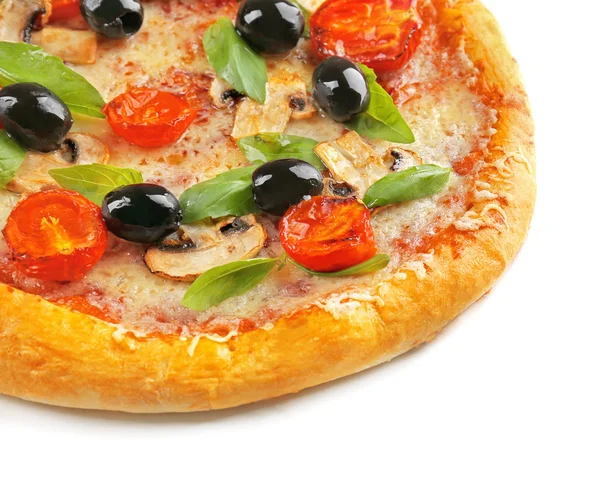 Tasty pizza with vegetables — Stock Photo, Image