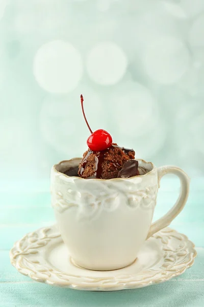 Gâteau tasse de chocolat — Photo