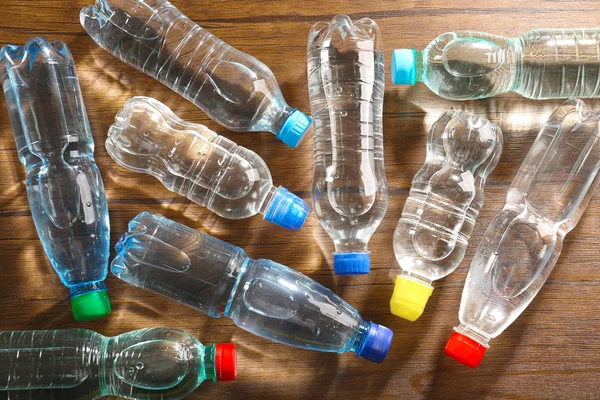 Bottled water on the  table — Stock Photo, Image