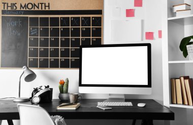 Çalışma alanı ile modern bilgisayar