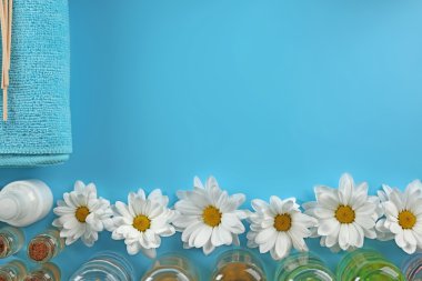 Spa kompozisyon mavi