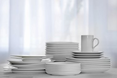 Yemekler kahvaltı için kümesi