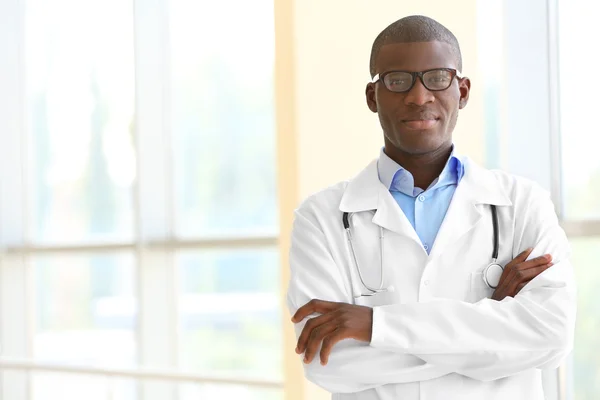 Médico afroamericano — Foto de Stock