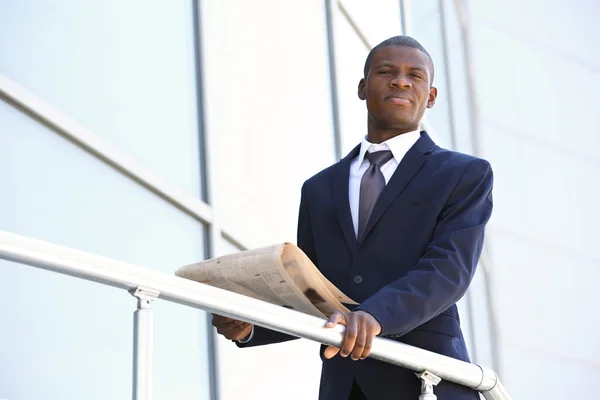 Empresário afro-americano — Fotografia de Stock