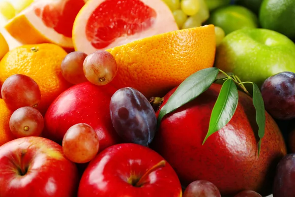 Fresh fruits background — Stock Photo, Image