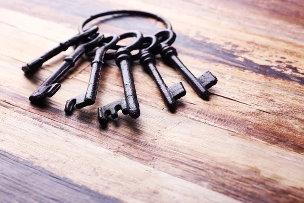 Bunch of old keys — Stock Photo, Image