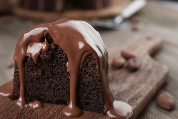 Leckerer Schokoladenkuchen — Stockfoto