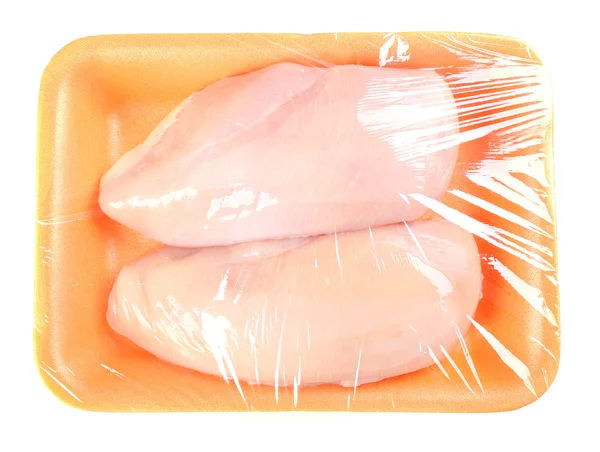 Verpackte Fleischstücke — Stockfoto