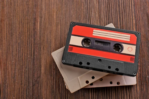 古いオーディオ ・ カセット テープ — ストック写真