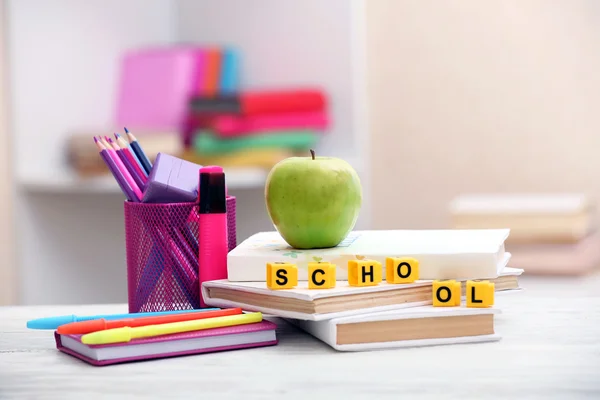 Juego de papelería para la escuela — Foto de Stock