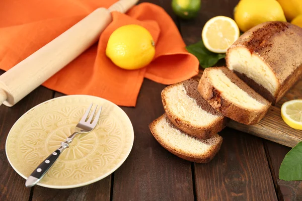 Delizioso pane dolce torta — Foto Stock