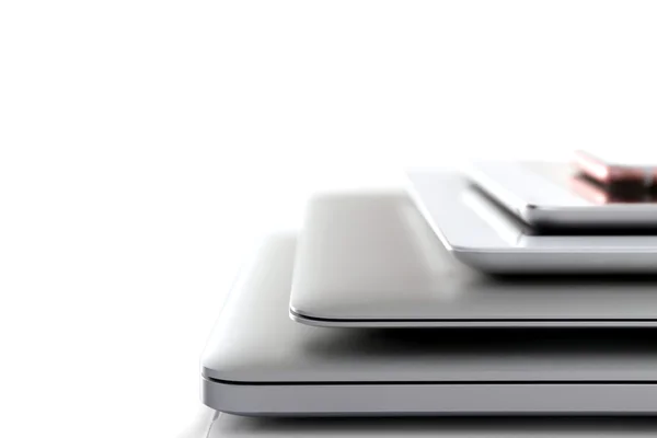 Stack of electronic devices — Stock Photo, Image