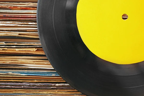 Old vinyl records — Stock Photo, Image