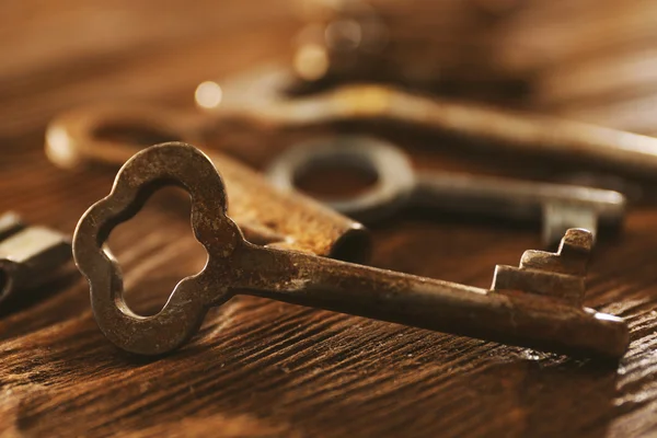 Old keys  close up — Stock Photo, Image