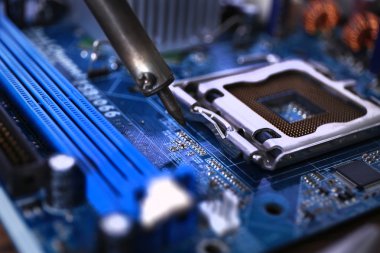 elektronik devre lehimleme  