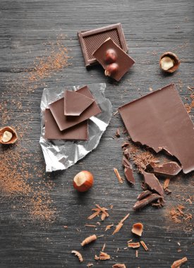 Fındık çikolata parçaları 