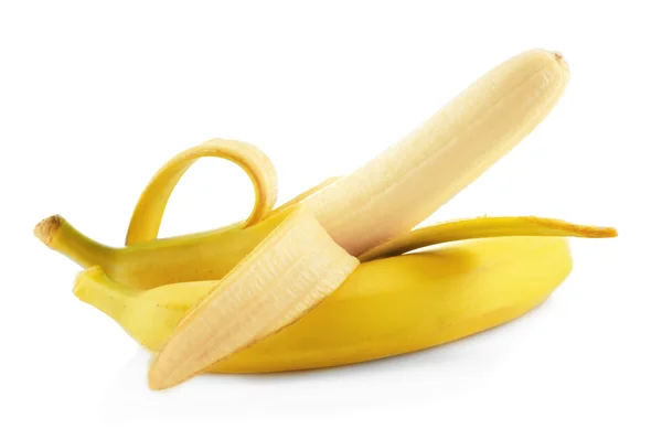 Half peeled banana — Stock Photo, Image