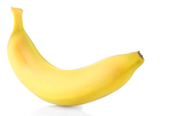 Желтый спелый банан — стоковое фото
