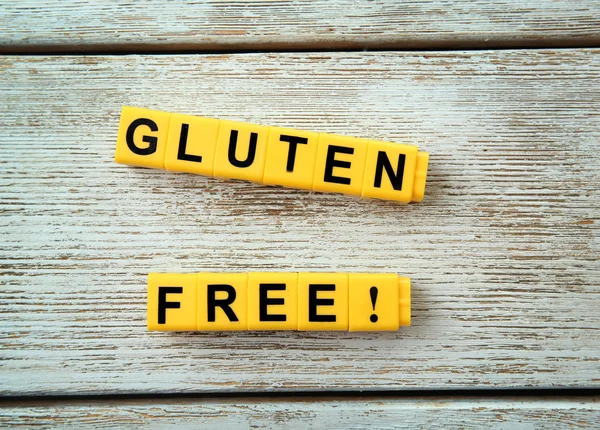 Phrase GLUTEN FREE — Stock Photo, Image