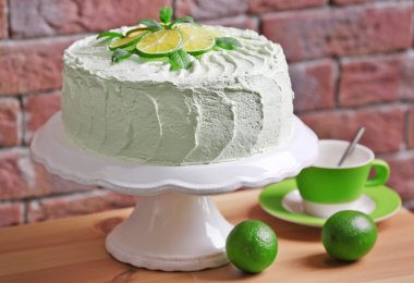 Kireç pasta beyaz stand