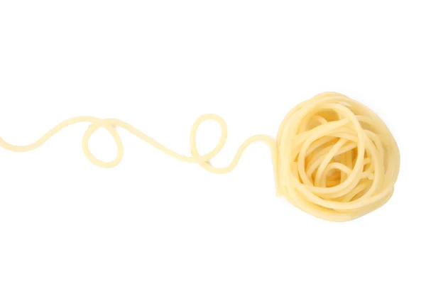 Kupie gotowane spaghetti — Zdjęcie stockowe