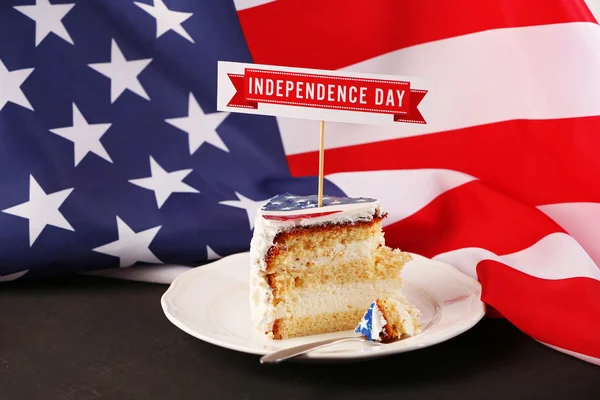미국 국기 케이크 — 스톡 사진