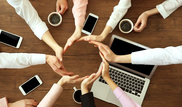 Business people hands — Stock Photo, Image