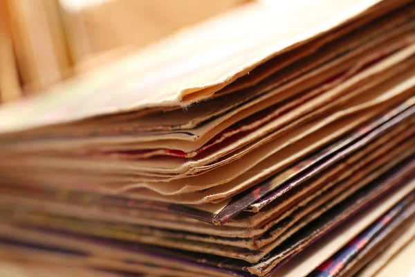 Vinyl records, closeup — Stock Photo, Image