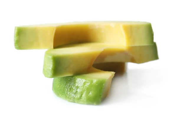 Pieces of avocado isolated — Stock Photo, Image