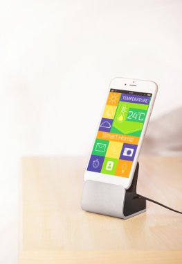 Akıllı ev kontrol kavramı.