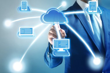 Adam iterek dokunmatik bulut 