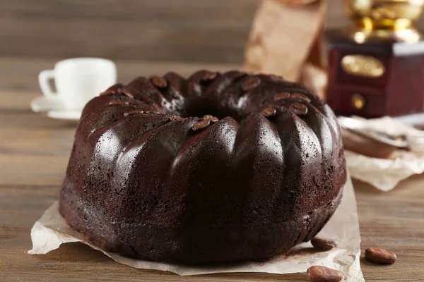 Chocolate muffin cake — Stock Photo, Image