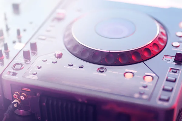 Modern DJ mixer — Stock Photo, Image