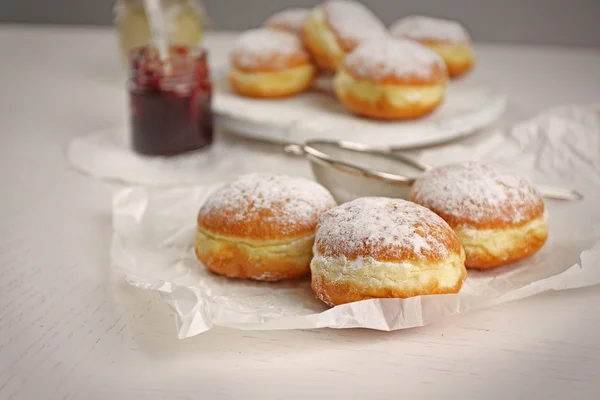 Fresh homemade donuts — Stock Photo, Image