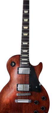 elektro gitar üzerinde beyaz