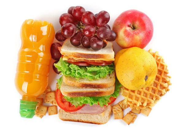 Pranzo scolastico sano — Foto Stock