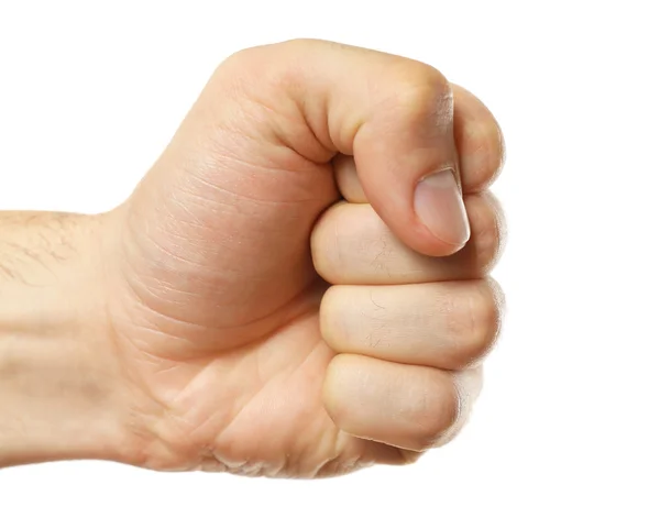 Male fist close up — Stock Photo, Image