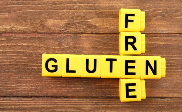 Phrase GLUTEN FREE — Stock Photo, Image